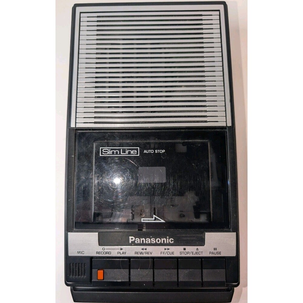 Panasonic RQ-2103 Slim Line Cassette Recorder Auto Stop – Vintage Player – Works